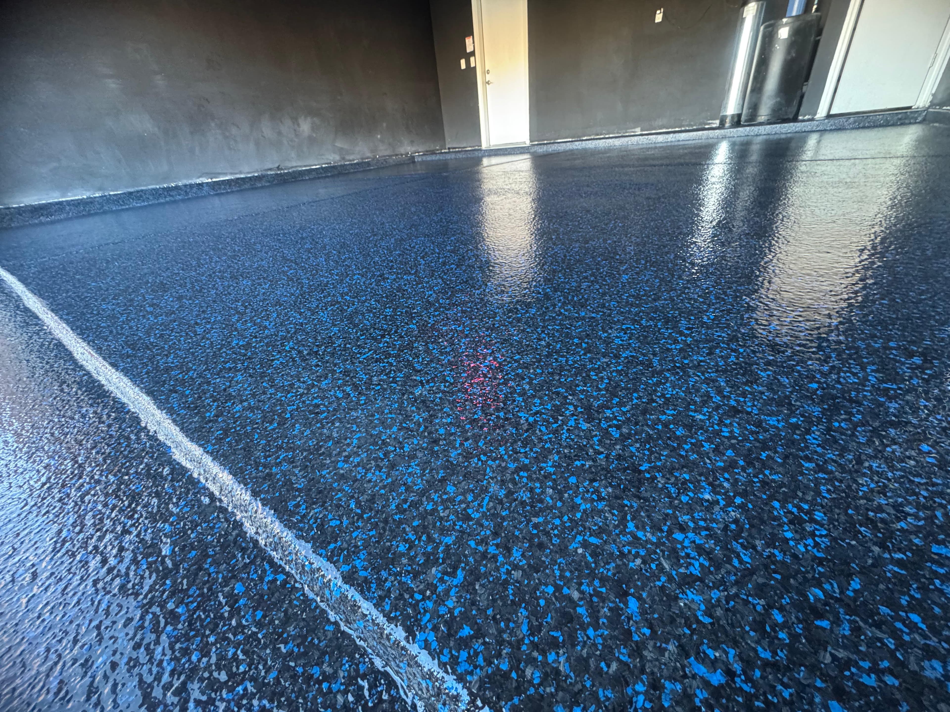 Desert Sand epoxy floor — texture detail