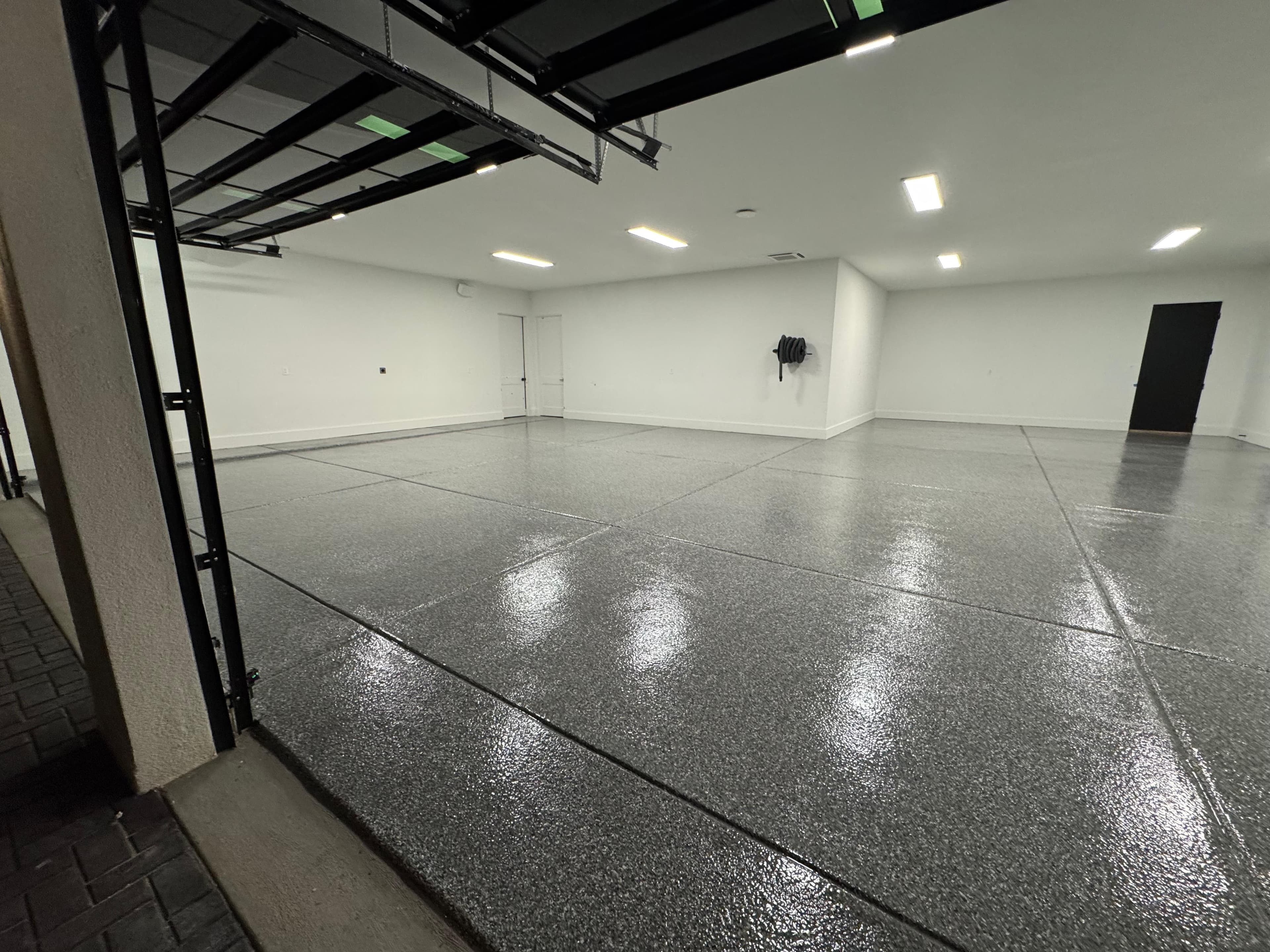 Urban Gray epoxy floor — texture detail